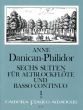 Danican-Philidor 6 Suiten Vol. 1 No. 1 - 3 Altblockflöte und Bc (Martin Nitz)