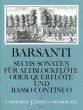 Barsanti 6 Sonaten Vol. 1 No. 1 - 3 Altblockflöte (Flöte)-Bc (Willy Hess)