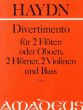 Haydn Divertimento D-dur Hob.II:8 2 Fl.- 2 Horner [D]- 2 Vi.-Bass (Stimmen) (Bernhard Pauler)