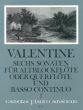 Valentine 6 Sonaten Op. 5 Vol. 2 No. 4 - 6 Altblockflöte (Flöte) und Bc (Willy Hess)