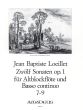 Loeillet 12 Sonaten Op.1 Vol.3 (No.7-9) Altblockflote und Bc. (Continuo Willy Hess)