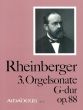 Rheinberger Sonate Nr. 3 G-dur Op.88 (Pastoral-Sonate) Orgel (Bernhard Billeter)