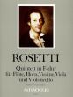 Rosetti Quintett F-dur (Murray RWV B6) Flöte[Ob/Klar.]-Hrn.-Vi.-Va.-Vc.) (Part./Stimmen) (Yvonne Morgan)