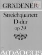 Quartett No.2 D-dur Op.39