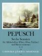 Pepusch 6 Sonaten Vol.2 (Nos.4-6) Altblockflöte (Flöte/Oboe/Violine)-Bc (Harry Joelson)