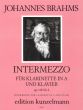 Brahms Intermezzo Op.118 No.2 Klarinette in A-Klavier (Popov)