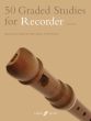 Adams-Harris 50 Graded Studies for Descant Recorder