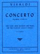 Vivaldi Concerto g minor F XII No. 4 RV 103 Flute Oboe Basson and Piano or Two Violins, Cello and Piano Edited by Ghedini