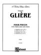 Gliere 4 Pieces Op.32 Double Bass-Piano