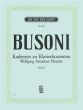 Busoni Cadenzas for W. A. Mozart's Piano Concertos Piano solo Vol.2 (KV 466 - KV467)