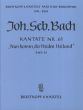 Bach Kantate BWV 61 Nun komm, der Heiden Heiland Partitur (3 solisten (STB), (SATB), Orchester mit Bc) (Ulrich Haverkampf)