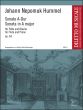 Hummel Sonate A-dur Op. 64 Flöte und Klavier (Helmut Riessberger)