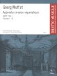 Muffat Apparatus Musico-Organisticus Vol.1 Toccata 1 -IV (Critical Edition M. Radulescu)