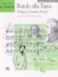 Mozart Rondo alla Turca Simply Classic for Piano Solo (Arranged by Willard A. Palmer) (Early Intermediate)