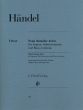 Handel  9 Deutsche Arien Soprano-Solo Instr.-Bc (Score/Parts)