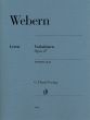 Webern Variations Op.27 for Piano