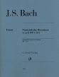 Bach Französische Ouverture h-moll BWV 831 Klavier (mit Fingersatz)