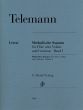 Telemann Methodische Sonaten Vol.1 Flöte (oder Violine) und Continuo (ed. Wolfgang Kostujak) (Henle-Urtext)