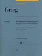 Grieg At the Piano - 15 well-known original pieces (edited by Sylvia Hewig-Tröscher) (Henle-Urtext)