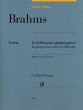 Brahms At the Piano - 15 well-known original pieces (edited by Sylvia Hewig-Tröscher) (Henle-Urtext)