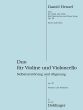 Hensel Duo "Selbstzerstörung und Abgesang" Op.25 Violine und Violoncello (Part./Stimmen)