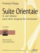 Popy Suite Orientale (4 Sätzen nach dem Original für Orchester) 2 Harfen (transcr. von Heinz Bethmann)