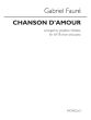 Faure Chanson d'Amour SATB-Piano (edited by Jonathan Wikeley)