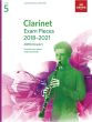 Clarinet Exam Pieces 2018–2021 ABRSM Grade 5 Clarinet-Piano