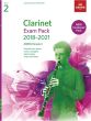 Clarinet Exam Pack 2018–2021 ABRSM Grade 2 Clarinet-Piano (Book with Audio online)