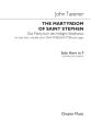 Tavener The Martyrdom Of St Stephen Horn solo-SATB/SATB (with divisions)-Organ Solo Horn Part