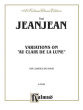 JeanJean Variations on Au Clair de la Lune Clarinet-Piano