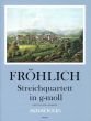 Frohlich Quartett in g-moll 2 Violinen-Viola-Violoncello (Part./Stimmen) (ed. Gerhard Müller)