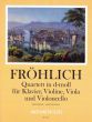Frohlich Quartett d-moll Klavier-Violine-Viola-Violoncello (Part./Stimmen) (ed. Stephan Gurini)