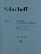 Schulhoff Hot-Sonata for Alto Saxophone and Piano (Frank Lunte) (Henle-Urtext)