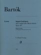 Bartok Improvisationen über ungarische Bauernlieder Op.20 Klavier (László Somfai) (Henle-Urtext)