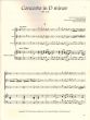 Fasch Concerto D Minor FWV L:d6 (Oboe, Violin, Bassoon, and Piano[Basso Continuo]) (Score and Parts)