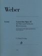 Weber Concertino Opus 45 for Horn and Orchestra