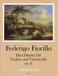 Fiorillo 3 Duette Opus 31 Violine und Violoncello (Stimmen) (Yvonne Morgan)