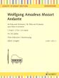 Mozart Andante C-Major for Flute and Piano KV 315 (285e) (Piano reduction with solo part)