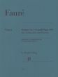 Faure Violoncello Sonata no. 1 d minor op. 109