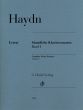 Haydn Samtliche Sonaten Vol.1 Klavier (edited by Georg Feder) (Fingerings by 26 different pianists)