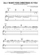 Carey All I Want for Christmas Is You Piano-Vocal-Guitar (single sheet)