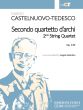 Castelnuovo-Tedesco Quartet No. 2 Op. 139 2 Violins-Viola and Violoncello (Score/Parts) (Angelo Gilardino)