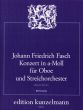 Fasch Konzert a-Moll fur Oboe und Streichorchester Ausgabe Oboe und Klavier (Herausgegeben von Jurgen Braun)