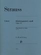 Strauss Klavierquartett c-moll Op.13 Violine, Viola,, Violoncello und Klavier (Herausgegeben von Peter Jost / Fingersatz Jacob Leuschner) (Henle Urtext)