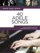 Really Easy Piano 40 Adele Songs