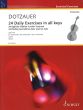 Dotzauer 24 Daily Exercises in all Keys Op.155 for Cello (Advanced)