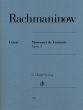 Rachmaninoff Morceaux de Fantaisie Op.3 Piano solo (Edited by Dominik Rahmer - Fingering Marc-André Hamelin)