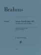 Brahms J. Violin Sonata d minor Op.108 Violin and Piano (Fingering and bowing for Violin by Frank Peter Zimmermann) (Edited by Bernd Wiechert - Fingering Martin Helmchen)