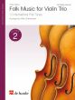 Folk Music for Violin Trio Vol.2 (Score/Parts) (arr. Wim Dirriwachter)